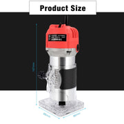 H-6 Woodworking Electric Trimming And Slotting Engraving Machine, Plug Type:AU Plug