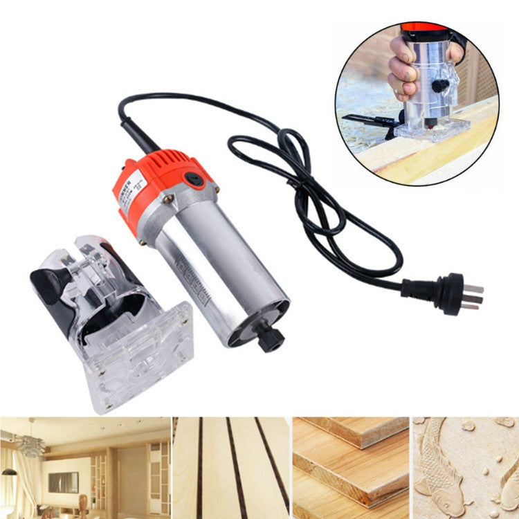 H-6 Woodworking Electric Trimming And Slotting Engraving Machine, Plug Type:UK Plug
