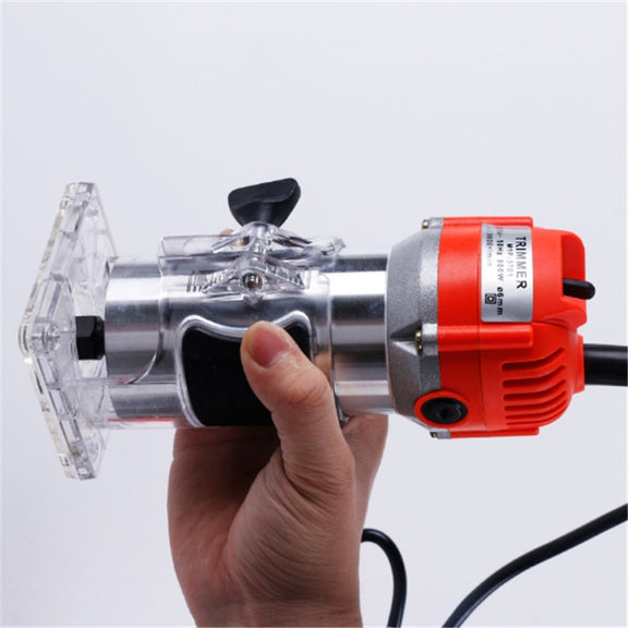 H-6 Woodworking Electric Trimming And Slotting Engraving Machine, Plug Type:UK Plug