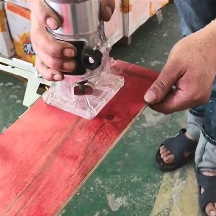 H-6 Woodworking Electric Trimming And Slotting Engraving Machine, Plug Type:UK Plug