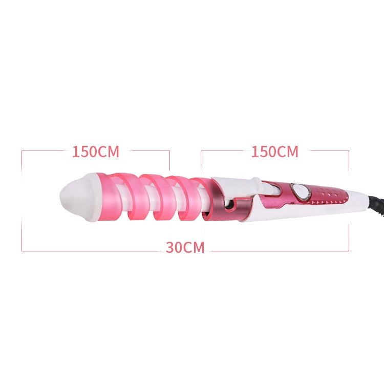 Hair Styling Tool Hair Curler Roller Spiral Curling Iron(Green)