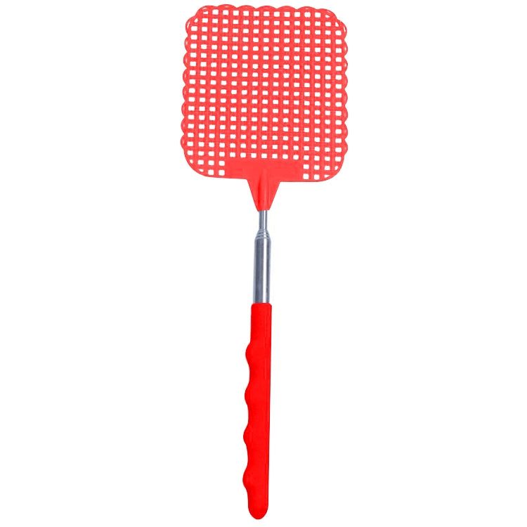 Creative Retractable Plastic Fly Swatter Summer Supplies Mosquito Swatter(Red)