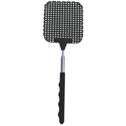 Creative Retractable Plastic Fly Swatter Summer Supplies Mosquito Swatter(Black)