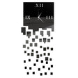 Mirror Clock Personality Wall Clock Three-dimensional Wall Decoration Mosaic Wall Clock(Black) - Wall Clock by PMc TechLife | Online Shopping South Africa | PMc TechLife | Buy Now Pay Later Mobicred