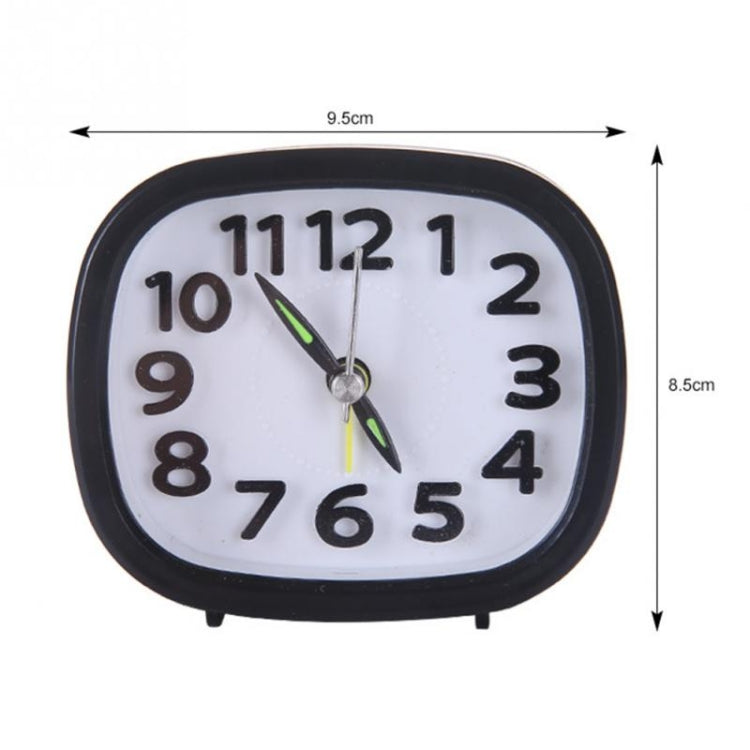 Creative Minimalist Mute Alarm Clock(Square White)