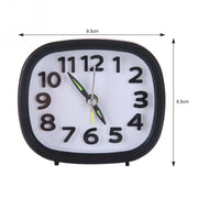 Creative Minimalist Mute Alarm Clock(Square White)
