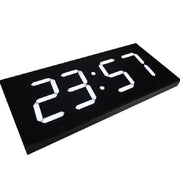 LED Large Screen Digital Electronic Clock Remote Control Double-sided Wall Clock (Red)