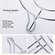 Pot Rack Wok Steamer Pot Mat Kitchen Shelf