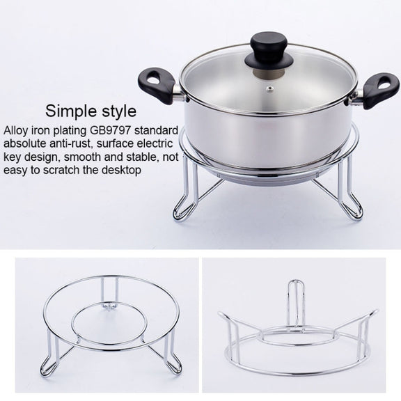 Pot Rack Wok Steamer Pot Mat Kitchen Shelf