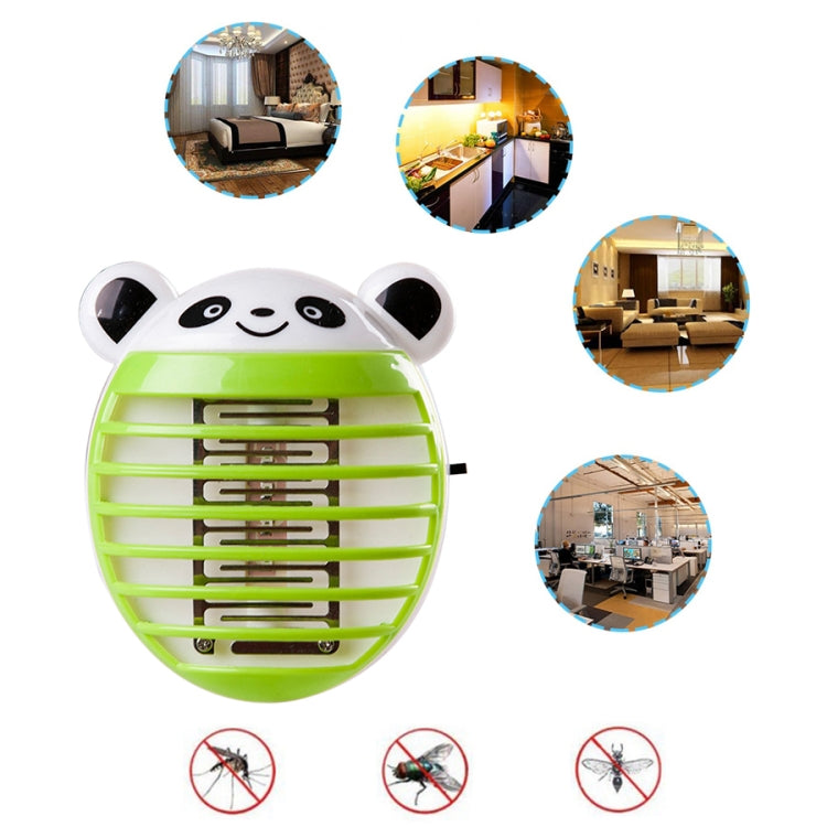 Cute Household Mosquito Killer Lamp LED Light Anti Mosquito Bug Zapper Insect Muggen Killer Night Light Colorful US Plug(Green)