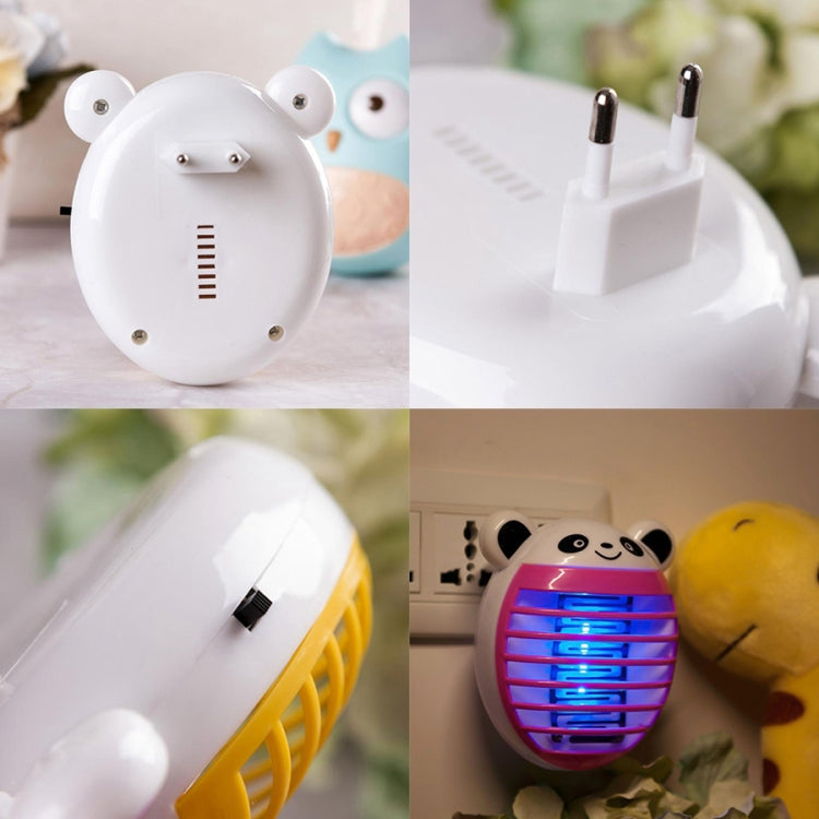 Cute Household Mosquito Killer Lamp LED Light Anti Mosquito Bug Zapper Insect Muggen Killer Night Light Colorful US Plug(Green)