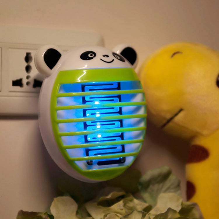 Cute Household Mosquito Killer Lamp LED Light Anti Mosquito Bug Zapper Insect Muggen Killer Night Light Colorful US Plug(Green)
