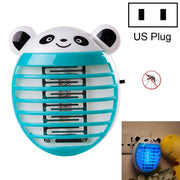 Cute Household Mosquito Killer Lamp LED Light Anti Mosquito Bug Zapper Insect Muggen Killer Night Light Colorful US Plug(Blue)