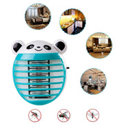 Cute Household Mosquito Killer Lamp LED Light Anti Mosquito Bug Zapper Insect Muggen Killer Night Light Colorful US Plug(Blue)