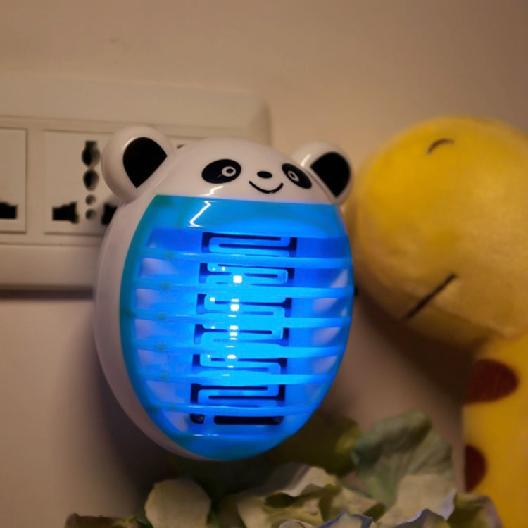 Cute Household Mosquito Killer Lamp LED Light Anti Mosquito Bug Zapper Insect Muggen Killer Night Light Colorful US Plug(Blue)