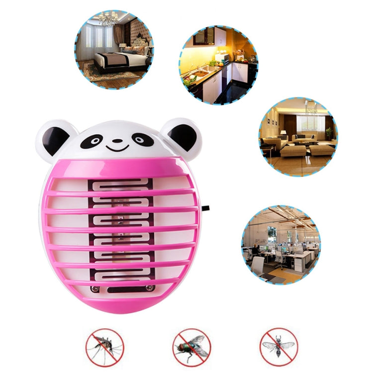 Cute Household Mosquito Killer Lamp LED Light Anti Mosquito Bug Zapper Insect Muggen Killer Night Light Colorful US Plug(Red)