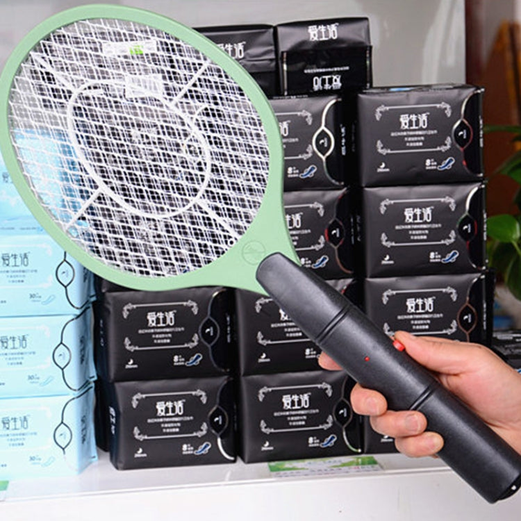 Hand Racket Mosquito Swatter Insect Home Garden Pest Bug Fly Mosquito Zapper Swatter Killer Electric Fly Swatter(YELLOW)