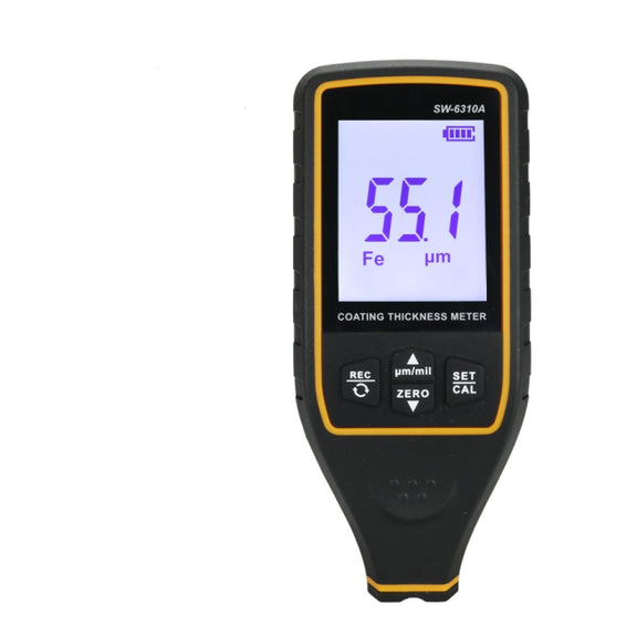 SNDWAY High-precision Car Paint Finish Coating Thickness Gauge Paint Measuring Instrument SW6310A Standard Edition