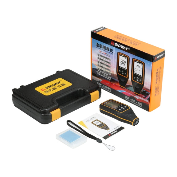 SNDWAY High-precision Car Paint Finish Coating Thickness Gauge Paint Measuring Instrument SW6310A Standard Edition