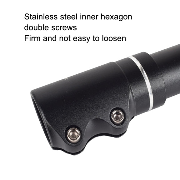 FMFXTR Mountain Bike Handlebar Aluminum Alloy Height Increaser, Increase Height:8.5cm(Black)