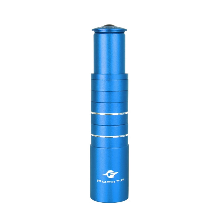 FMFXTR Mountain Bike Handlebar Aluminum Alloy Height Increaser, Increase Height:11.4cm(Blue)