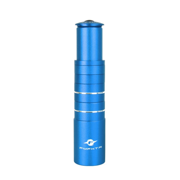 FMFXTR Mountain Bike Handlebar Aluminum Alloy Height Increaser, Increase Height:11.4cm(Blue)