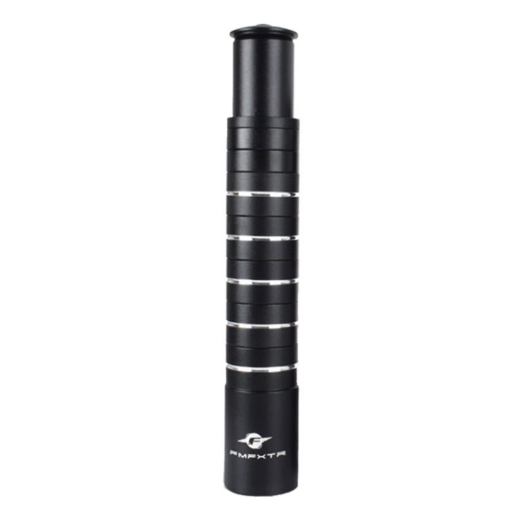 FMFXTR Mountain Bike Handlebar Aluminum Alloy Height Increaser, Increase Height:17.5cm(Black)