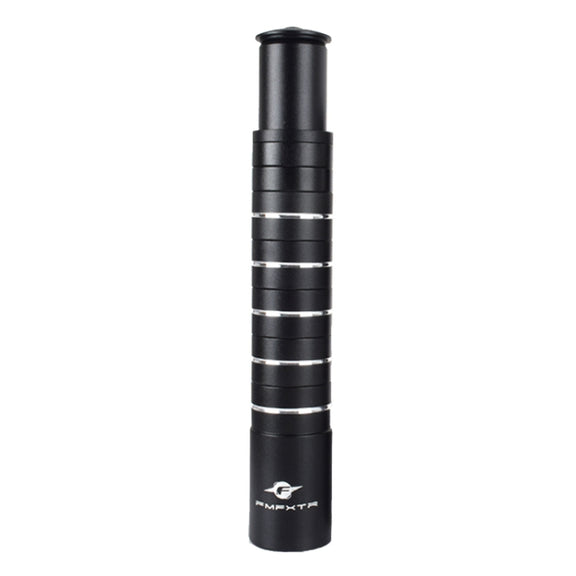 FMFXTR Mountain Bike Handlebar Aluminum Alloy Height Increaser, Increase Height:17.5cm(Black)