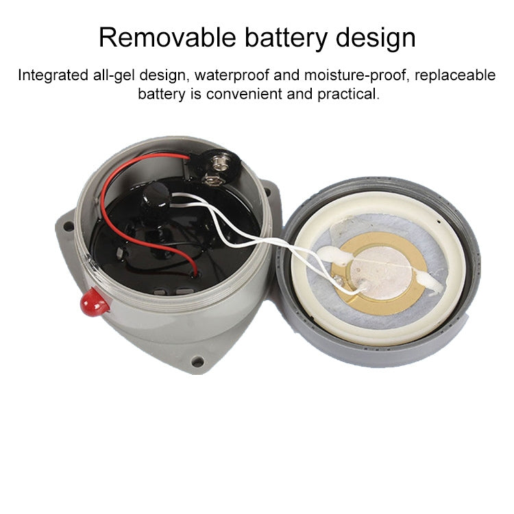 Sound and Light Prompt Alarm Water Leakage and Overflow Water-resistant Detector
