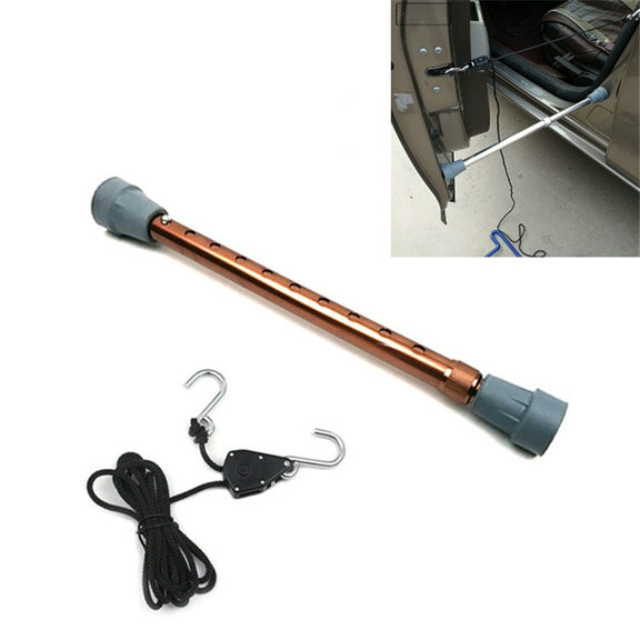 Automobile Sheet Metal Depression Repair Auxiliary Tool Hood Support Rod(Bronze And Rope)