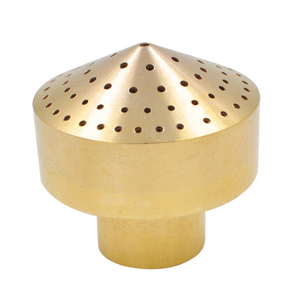 All-copper Fireworks Layer Water Nozzle Landscaping Fountain Head, Size:1 Inch(Brass)