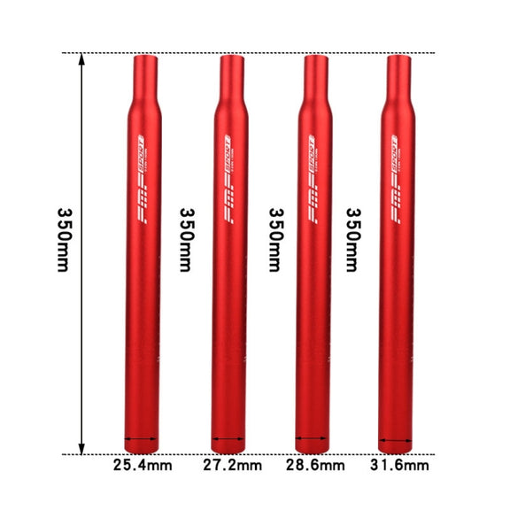 FMFXTR Aluminum Alloy Mountain Bike Extended Seat Post, Specification:27.2x350mm(Silver)