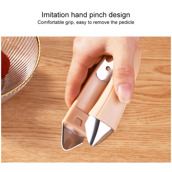 Pineapple Remover Clip Gadget Kitchen Tool Strawberry Shelling Machine(Orange)