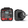 HT106 Socket Testers Voltage Test Detector Ground Line Neutral Line Live Line Leakage Electroscope(EU Plug) - Current & Voltage Tester by PMC TechLife | Online Shopping South Africa | PMC TechLife | Buy Now Pay Later Mobicred