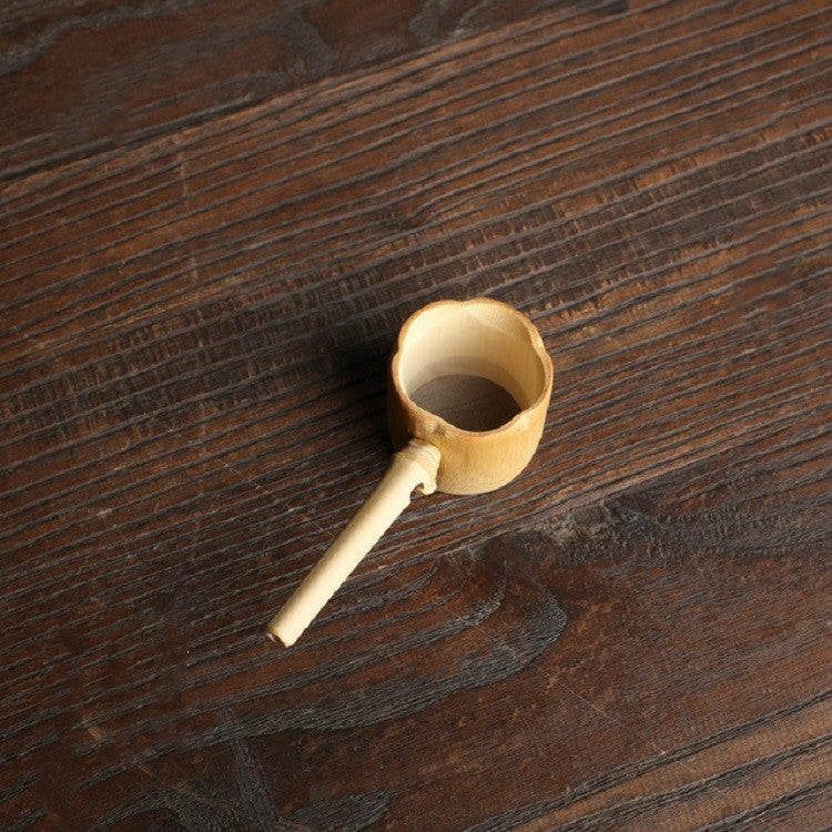 Bamboo Woven Creative Filter Reusable Filter Tea Colander Gadget, Style:Bamboo Pole Gauze Plum Tea Leak
