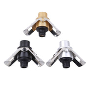 Push-button Stainless Steel Pumping Champagne Stopper Sparkling Champagne Snap Wing Vacuum Wine Stopper(Silver)