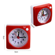 Bedside Mute Alarm Clock With Light & Snooze Function(Red)