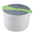 Kitchenware Microwave Oven Utensils Rrice Cooker Heating Steamer Pot Steamed Rice Box(Forest Green) - Cooking Tools by PMC TechLife | Online Shopping South Africa | PMC TechLife | Buy Now Pay Later Mobicred
