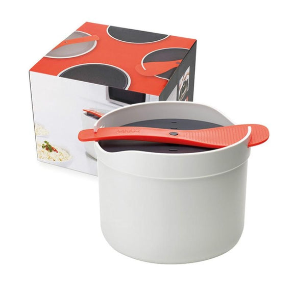 Kitchenware Microwave Oven Utensils Rrice Cooker Heating Steamer Pot Steamed Rice Box(Bright Orange)