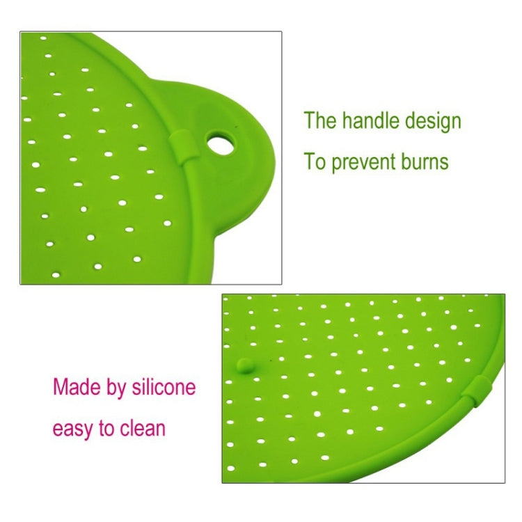Multifunctional Food Grade Silicone Placemat Creative Kitchenware Heat Insulation Screen Filter(Red)