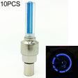 10 PCS LED Bicycle Lights Wheel Tire Valve Caps Bike Accessories Cycling Lantern Spokes Lamp(Blue) - free shipping - PMC TechLife - Order now!