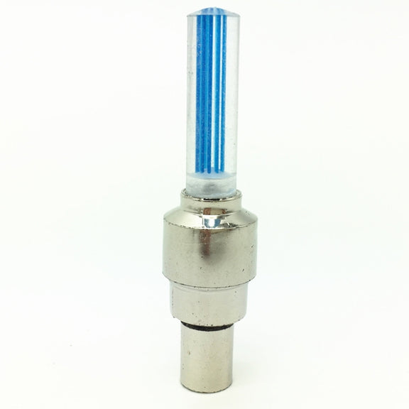 10 PCS LED Bicycle Lights Wheel Tire Valve Caps Bike Accessories Cycling Lantern Spokes Lamp(Blue)