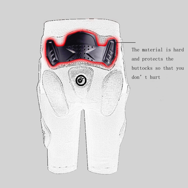 HEROBIKER MP1001B Motorcycleoff-road Armor Pants Cycling Short Style Drop-proof Protective Pants, Size:M