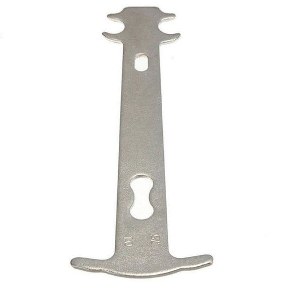 2pcs icycle Chain Test Caliper Mountain Bike Chain Wear Replacement Detection Rail Tool
