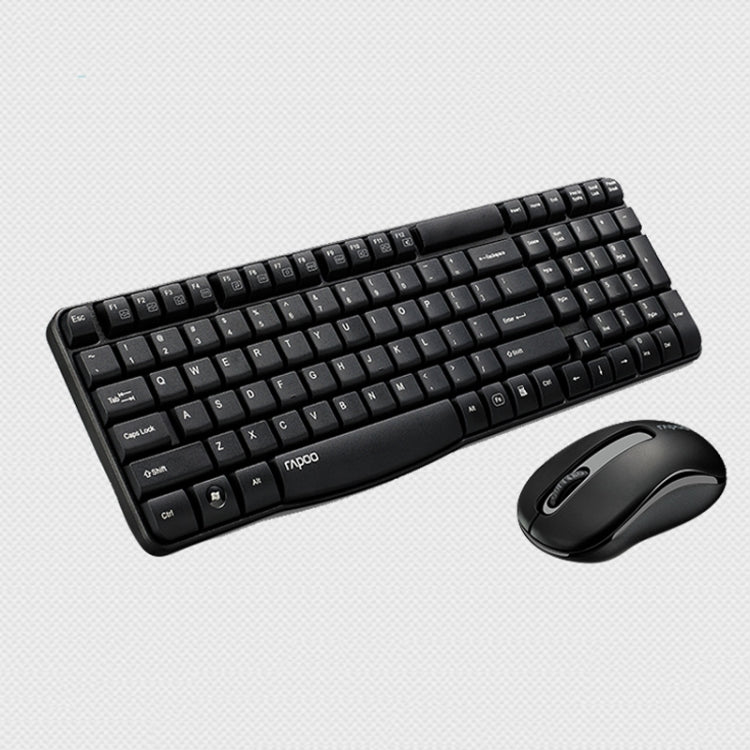 Rapoo X1800S 2.4GHz Wireless Keyboard and Mouse Set(Black)