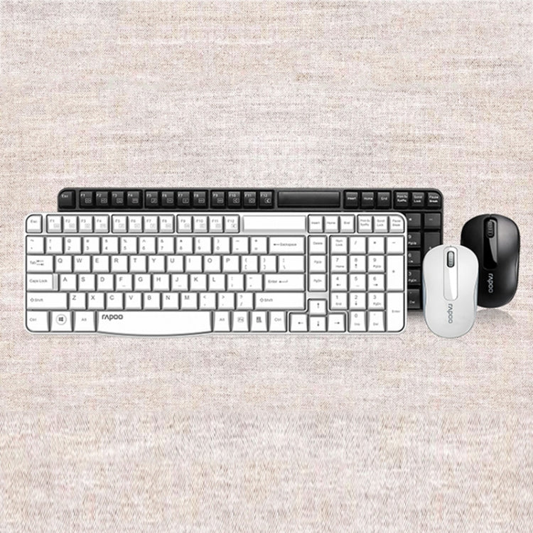 Rapoo X1800S 2.4GHz Wireless Keyboard and Mouse Set(Black)