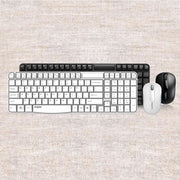 Rapoo X1800S 2.4GHz Wireless Keyboard and Mouse Set(White)