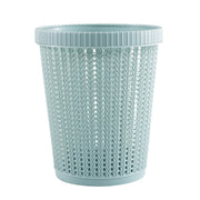 Household Removable Plastic Trash Bin Built-in Trash Bag Box(Blue)