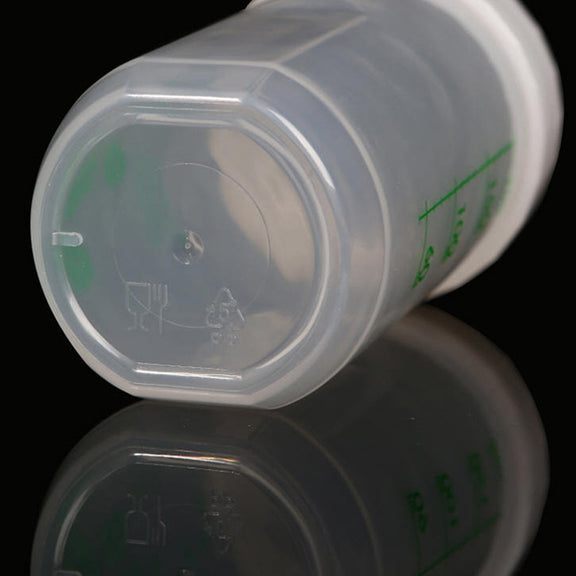 Beverage Juice Powder Shake Cup Environmentally Friendly Food Grade Plastic Cup(White)