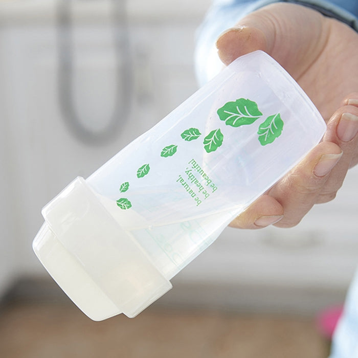 Beverage Juice Powder Shake Cup Environmentally Friendly Food Grade Plastic Cup(White)